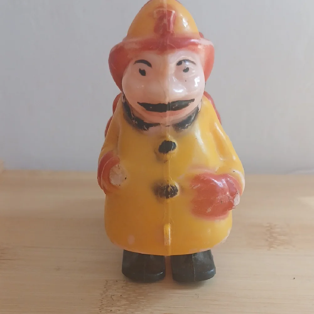 Vintage Firemen Marx Ramp Walker Hong Kong 1960's
